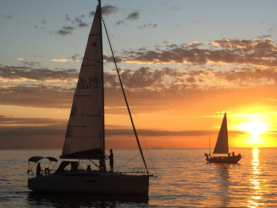 "… let's go sailing …"